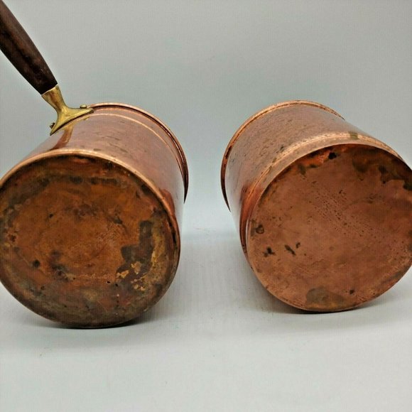 Vintage European Mid Century Copper Flip Expresso Coffee Maker Pot - Picture 6 of 8